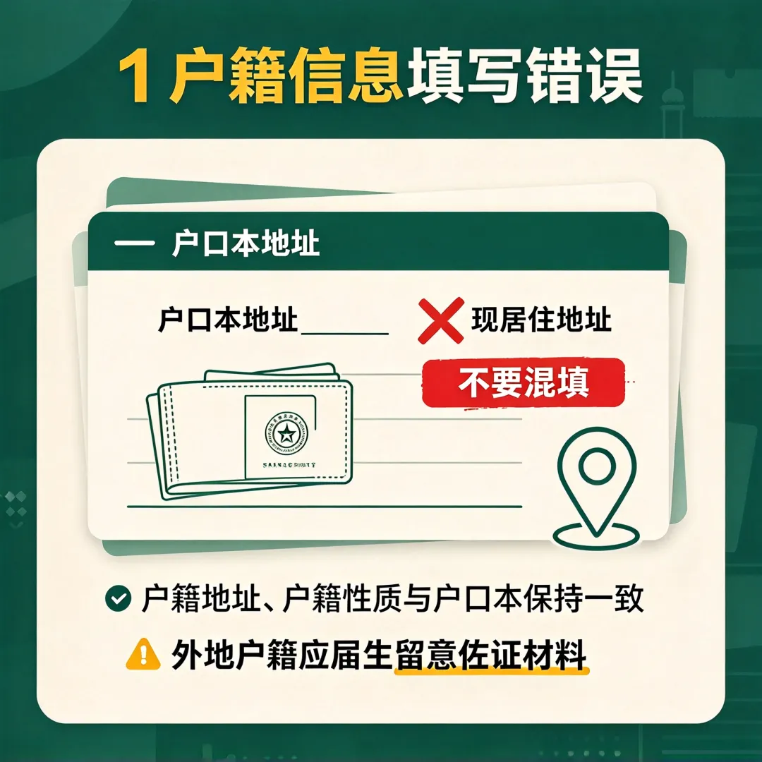 高考报名第九天!单招考生警惕:这4类信息填错,资格审核直接不通过-第2张图片-四季读书网