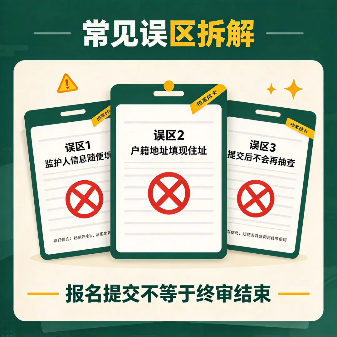 高考报名第九天!单招考生警惕:这4类信息填错,资格审核直接不通过-第7张图片-四季读书网