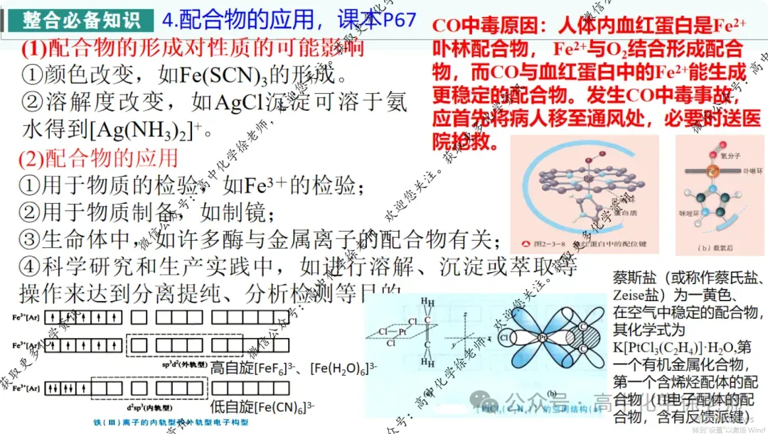 自用课件||2027届高考化学第一轮复习适用的课件18配合物及其拓展-第11张图片-四季读书网 自用课件||2027届高考化学第一轮复习适用的课件18配合物及其拓展-第11张图片-四季读书网