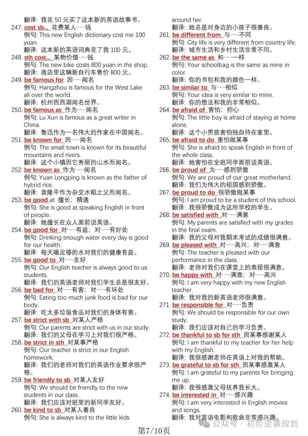 初中生必看!中考英语700个核心动词表,电子打印版!-第6张图片-四季读书网 初中生必看!中考英语700个核心动词表,电子打印版!-第6张图片-四季读书网