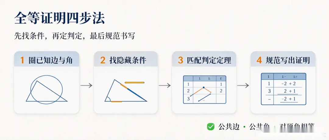 初二数学|全等三角形,几何分水岭,中考证明题的底层钥匙-第4张图片-四季读书网 初二数学|全等三角形,几何分水岭,中考证明题的底层钥匙-第4张图片-四季读书网