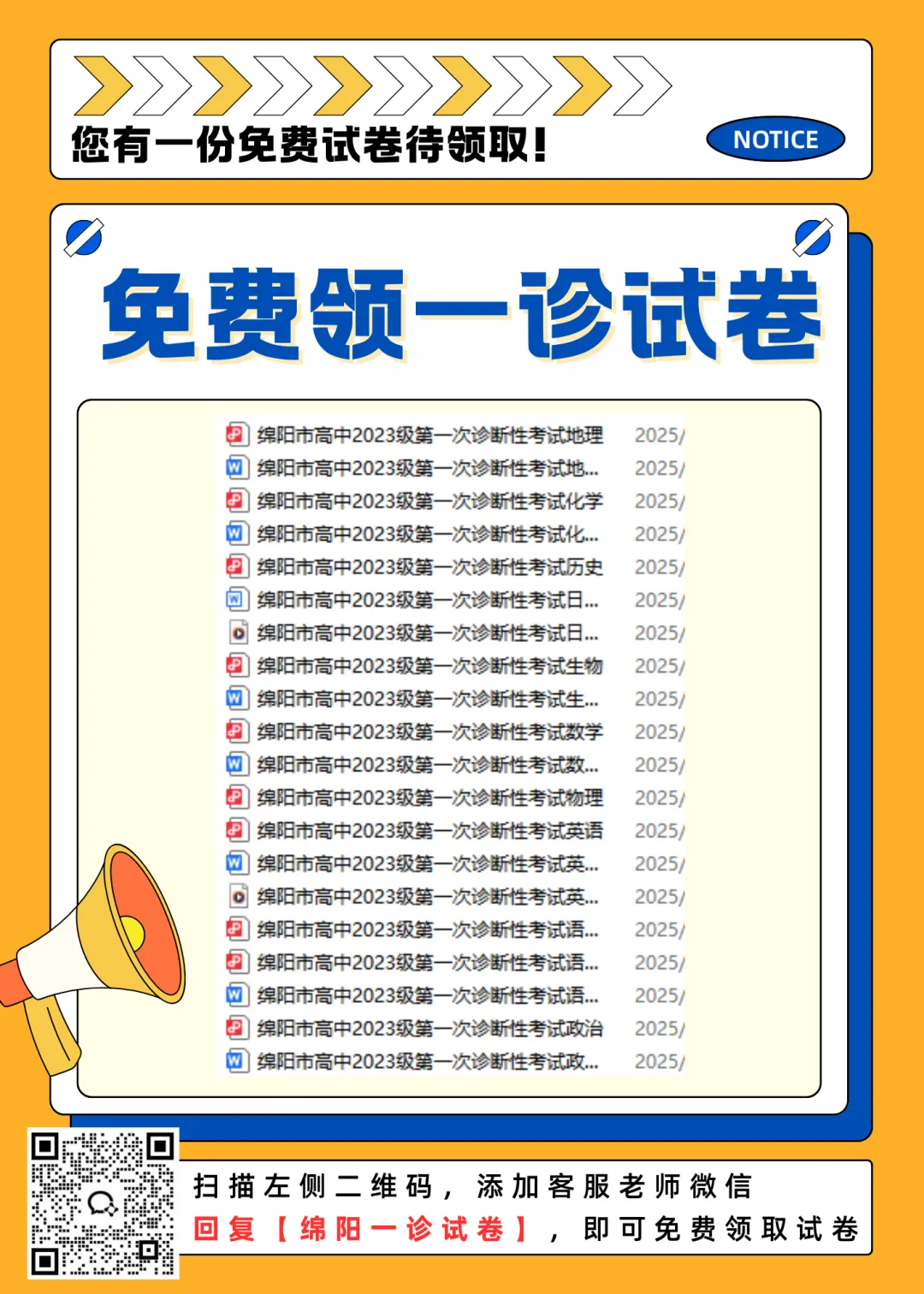 绵阳一诊划线及分析!免费领取绵阳一诊试卷!-第4张图片-四季读书网