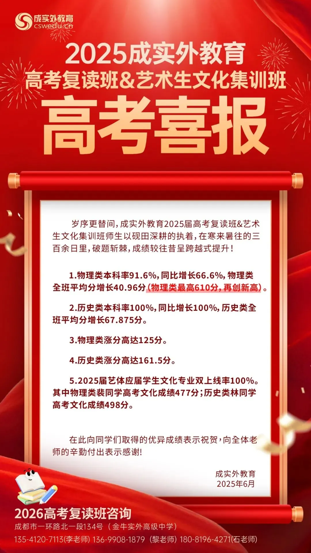 2026高考复读班招生|今年陪他们叩开985,明年我们带你续写传奇!-第26张图片-四季读书网 2026高考复读班招生|今年陪他们叩开985,明年我们带你续写传奇!-第26张图片-四季读书网