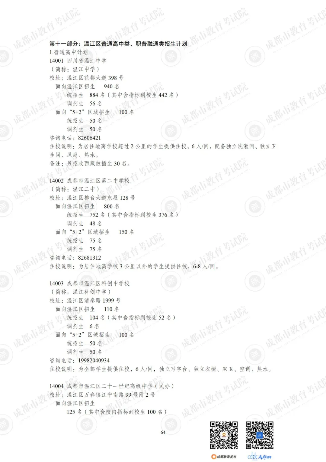 重磅 | 2024中考14.92万人报名,普高率67%!速览高中招生计划!-第86张图片-四季读书网