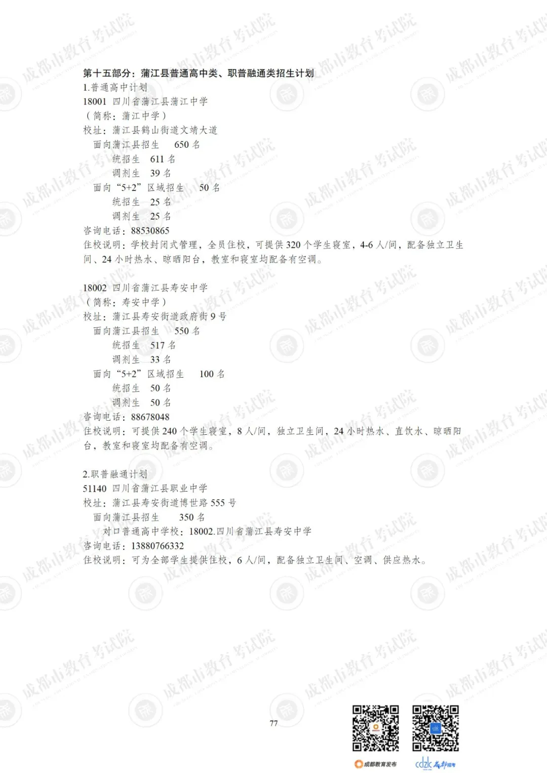 重磅 | 2024中考14.92万人报名,普高率67%!速览高中招生计划!-第99张图片-四季读书网