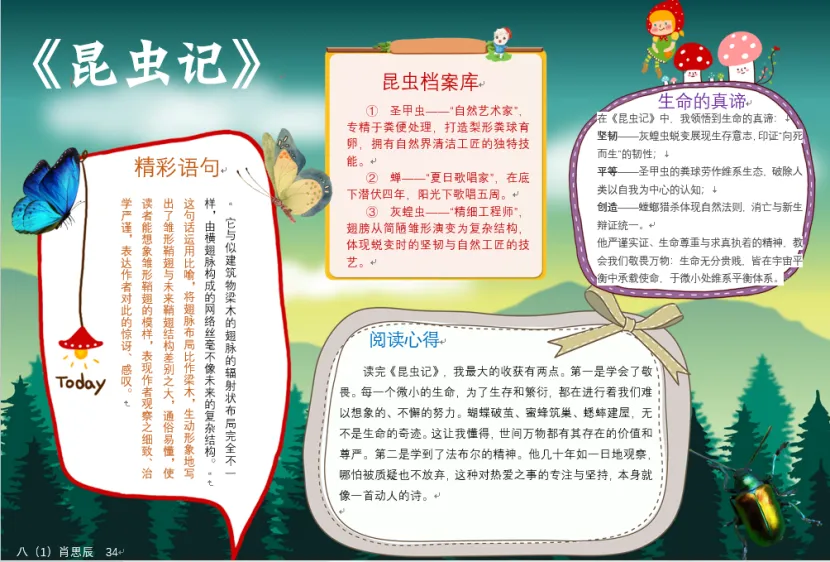 德润寒假,多彩成长——初二年级寒假生活记事-第17张图片-四季读书网