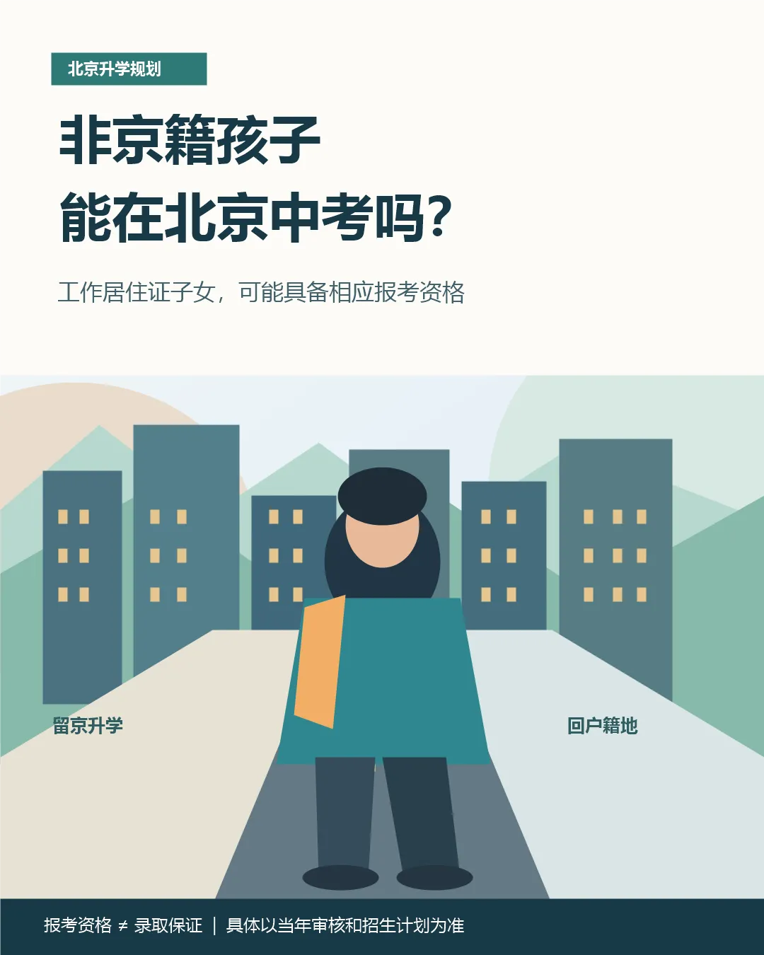 非京籍子女在北京中考资格:北京工作居住证能解决什么?-第1张图片-四季读书网