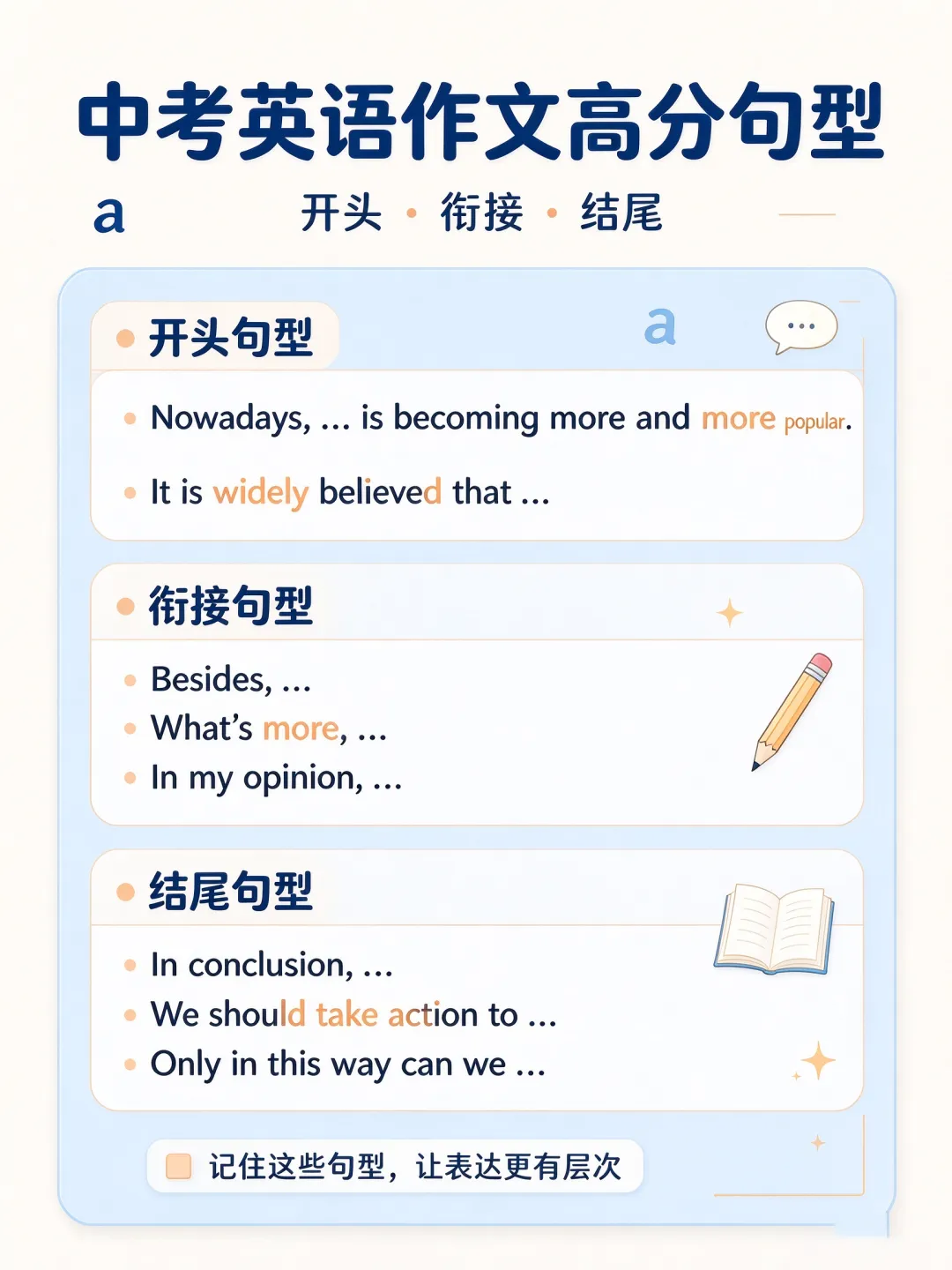 中考冲刺|初中英语高分攻略-第3张图片-四季读书网 中考冲刺|初中英语高分攻略-第3张图片-四季读书网