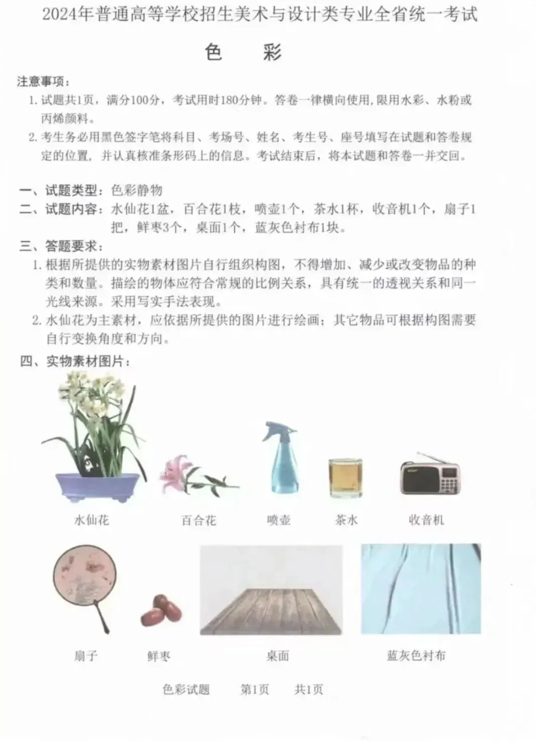 【31省完整版】2025届美术联考真题汇总-第25张图片-四季读书网
