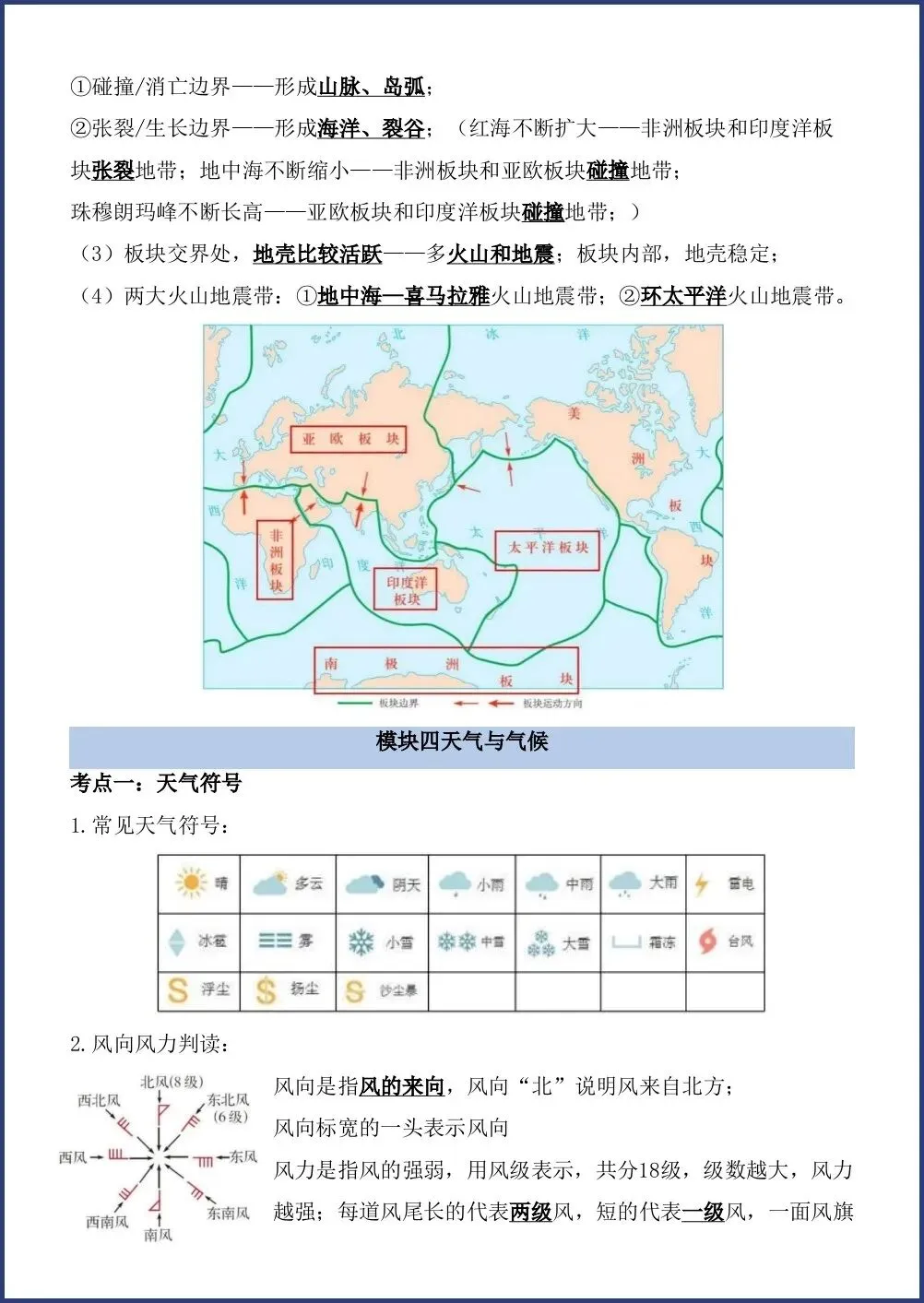初一新教材七上地理全册课文基础知识点梳理背读总结电子打印版!(2026 新)-第6张图片-四季读书网 初一新教材七上地理全册课文基础知识点梳理背读总结电子打印版!(2026 新)-第6张图片-四季读书网