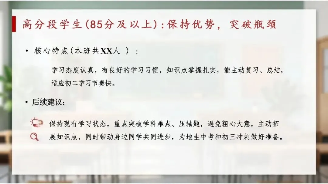 初二期中家长会:复盘成长,共话备考,衔接未来.30页课件,从成绩分析到家校协同都讲清楚-第10张图片-四季读书网
