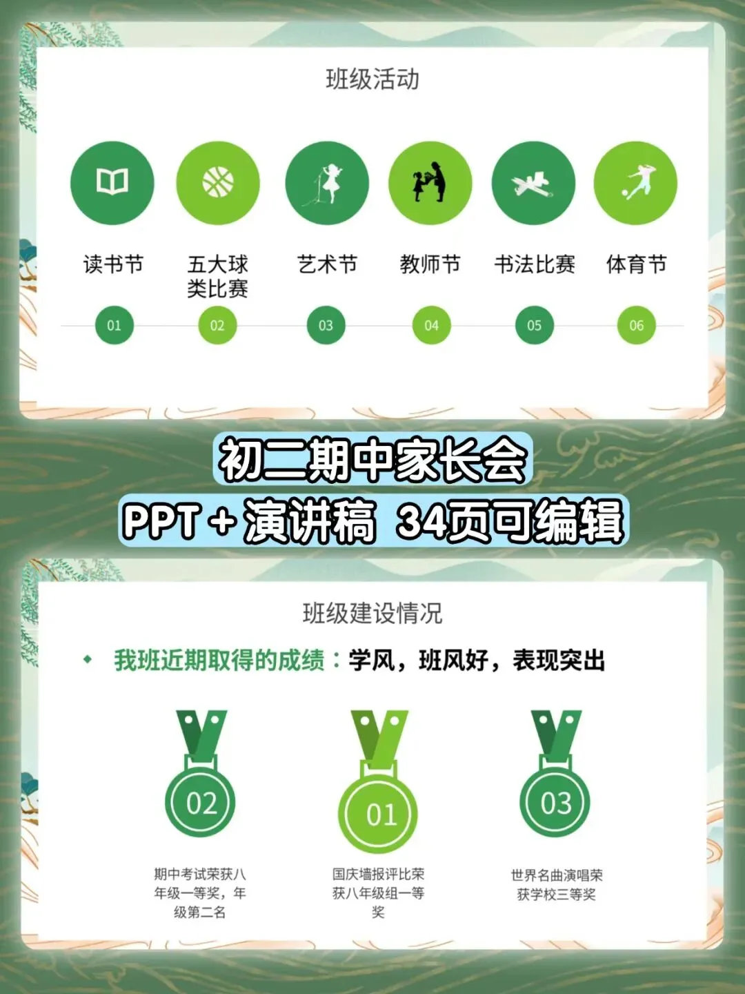 初二期中家长会课件来啦!不负韶华,追逐人间理想(课件+讲话稿)-第7张图片-四季读书网