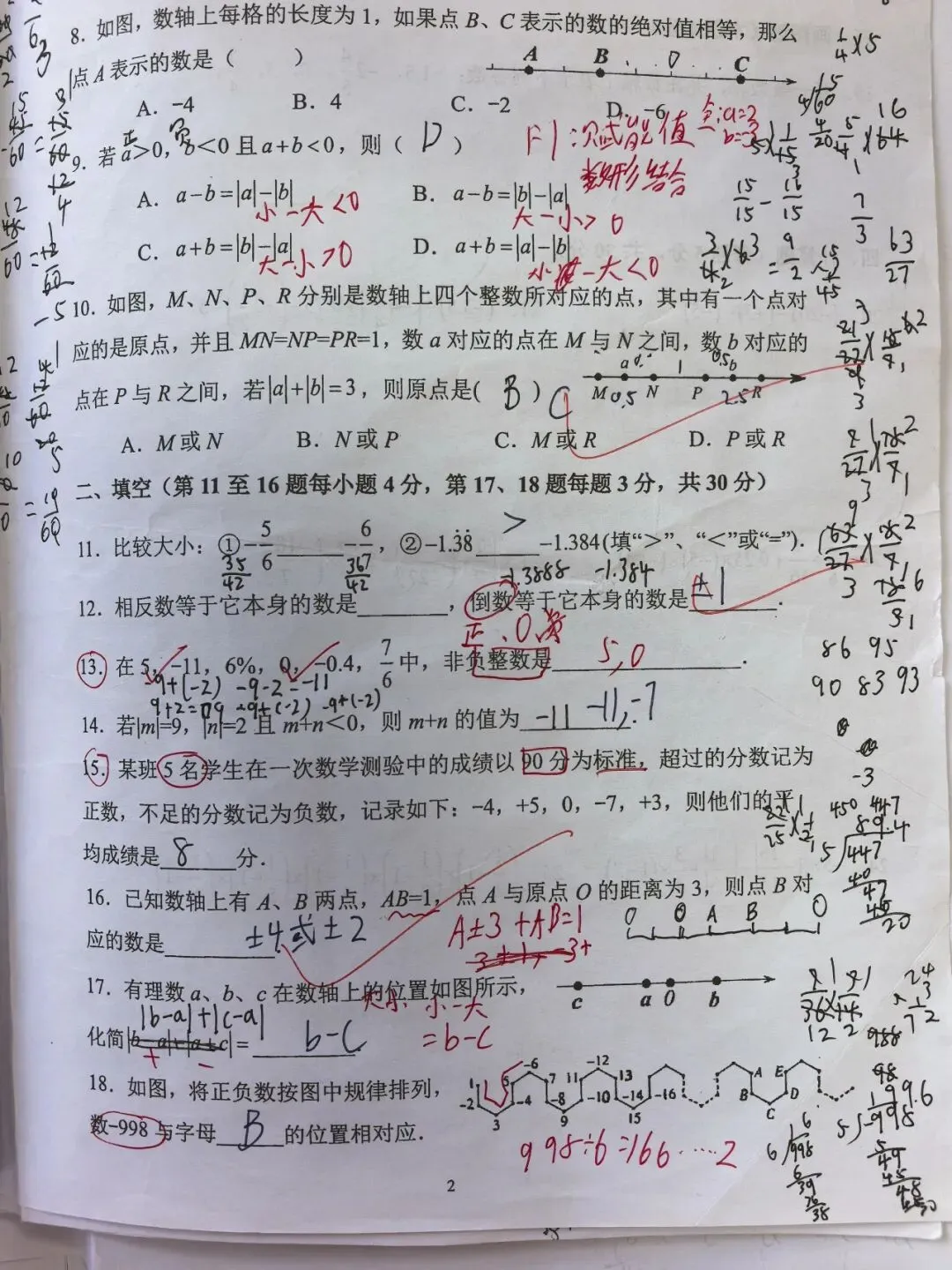 初一数学功底呈览-第155张图片-四季读书网 初一数学功底呈览-第155张图片-四季读书网