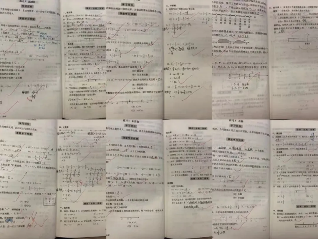 初一数学功底呈览-第175张图片-四季读书网 初一数学功底呈览-第175张图片-四季读书网