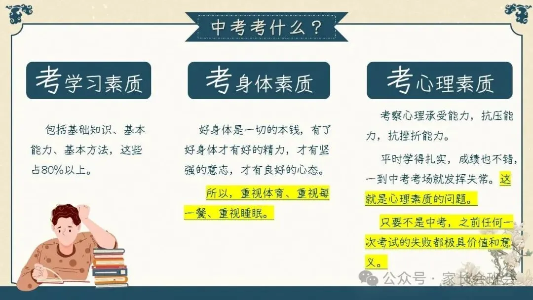 初三(九年级)上学期期中家长会ppt:初三已至 ,同心共赴.(含发言稿)-第29张图片-四季读书网