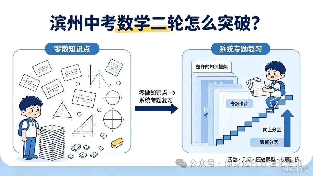 数学二轮该怎么高效冲刺?|滨州中考专属讲义-第1张图片-四季读书网