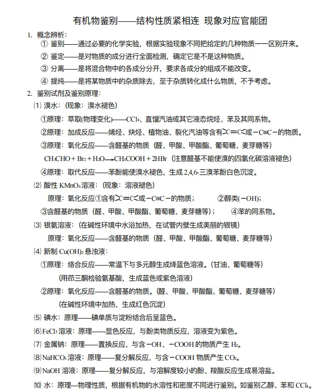 【高考化学】【有机化学】【物质结构】2027年高考化学2027届高三化学一轮复习---有机物与物质结构知识清单(53页完整版)-第35张图片-四季读书网 【高考化学】【有机化学】【物质结构】2027年高考化学2027届高三化学一轮复习---有机物与物质结构知识清单(53页完整版)-第35张图片-四季读书网