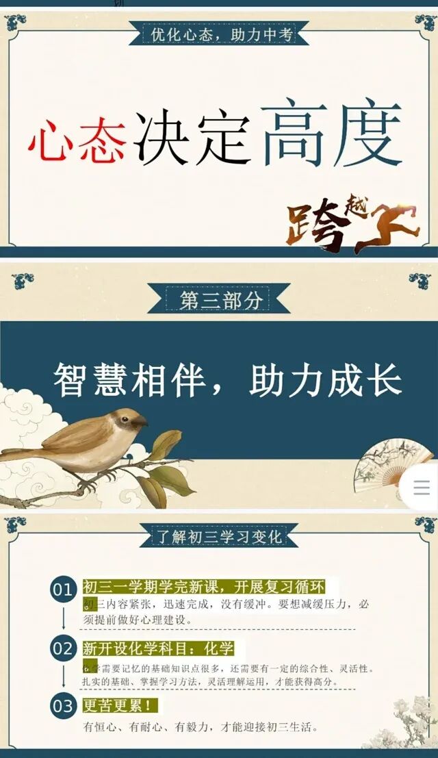初三秋季上九年级期中家长会初三已至同心共赴PPT课件-第11张图片-四季读书网 初三秋季上九年级期中家长会初三已至同心共赴PPT课件-第11张图片-四季读书网