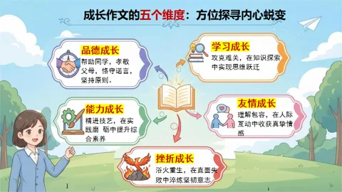 中考主题作文导写1:成长领悟类 主题解读+范文欣赏++真题面对面+素材积累-第2张图片-四季读书网 中考主题作文导写1:成长领悟类 主题解读+范文欣赏++真题面对面+素材积累-第2张图片-四季读书网