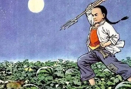 昨晚,初三的儿子跟我聊起来闰土-第1张图片-四季读书网