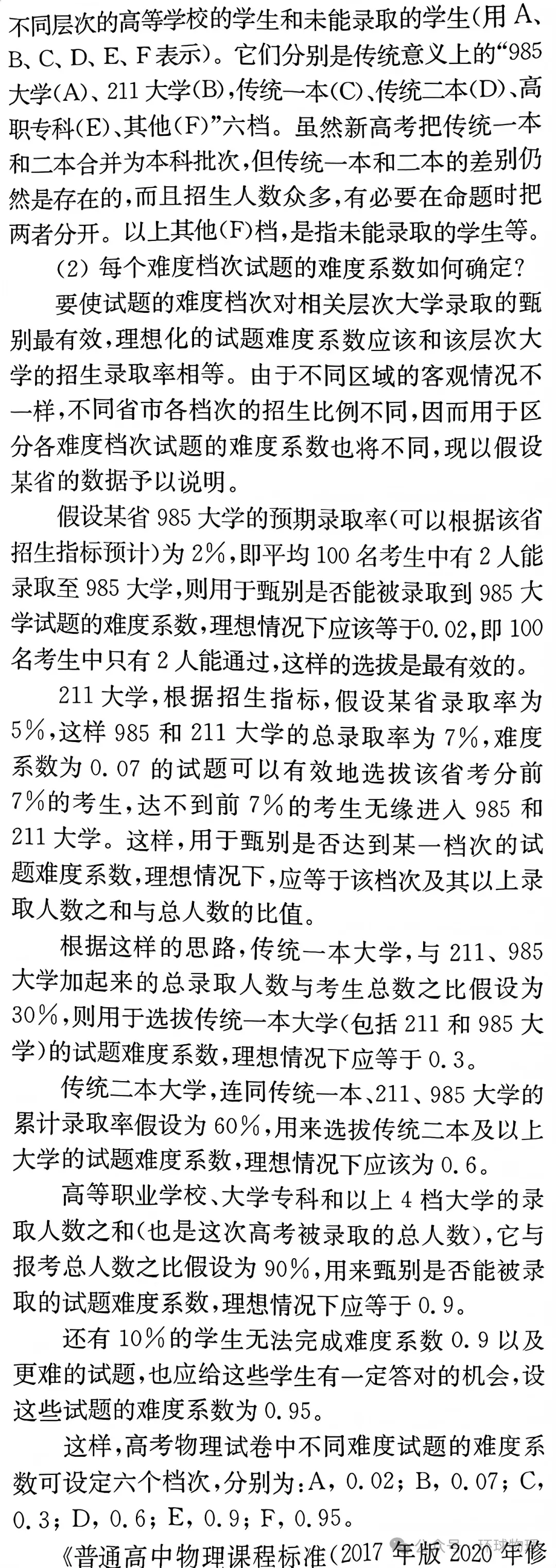 【物理思考】黄恕伯:新高考物理试卷难度结构设计的一些思考和看法-第5张图片-四季读书网