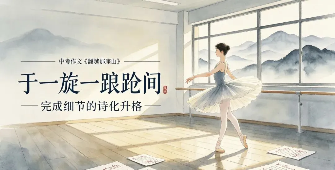 以中考作文《翻越那座山》为例:于一旋一踉跄间,完成细节的诗化升格-第1张图片-四季读书网