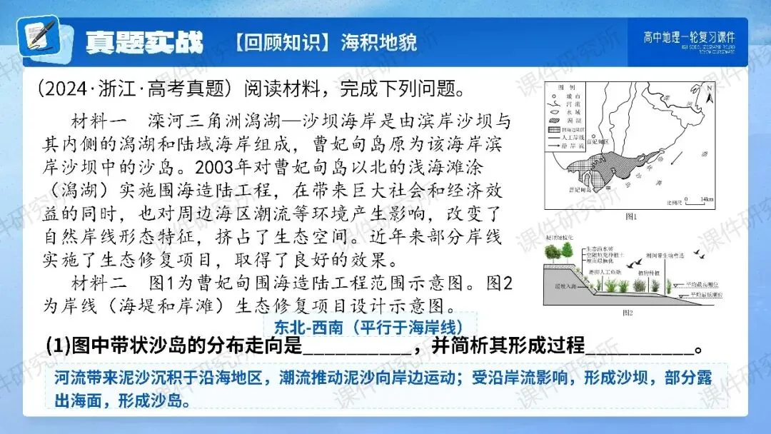 【系统整合+习题精讲+真题汇编】27年高考地理一轮专题复习课件!讲透《海岸地貌》| 课件+讲义+汇编-第18张图片-四季读书网 【系统整合+习题精讲+真题汇编】27年高考地理一轮专题复习课件!讲透《海岸地貌》| 课件+讲义+汇编-第18张图片-四季读书网
