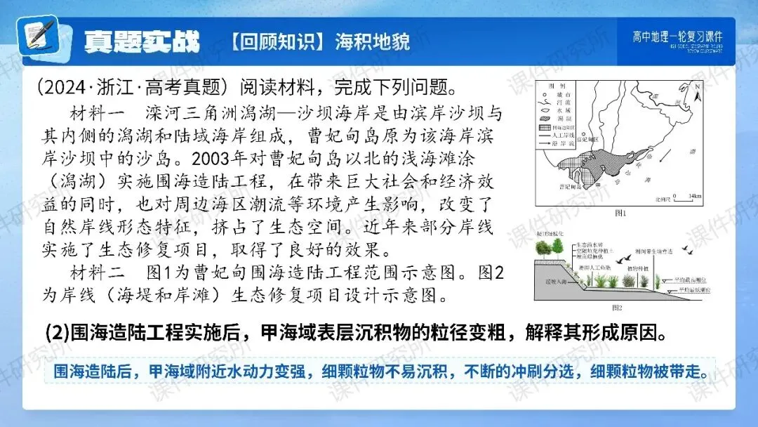 【系统整合+习题精讲+真题汇编】27年高考地理一轮专题复习课件!讲透《海岸地貌》| 课件+讲义+汇编-第19张图片-四季读书网 【系统整合+习题精讲+真题汇编】27年高考地理一轮专题复习课件!讲透《海岸地貌》| 课件+讲义+汇编-第19张图片-四季读书网