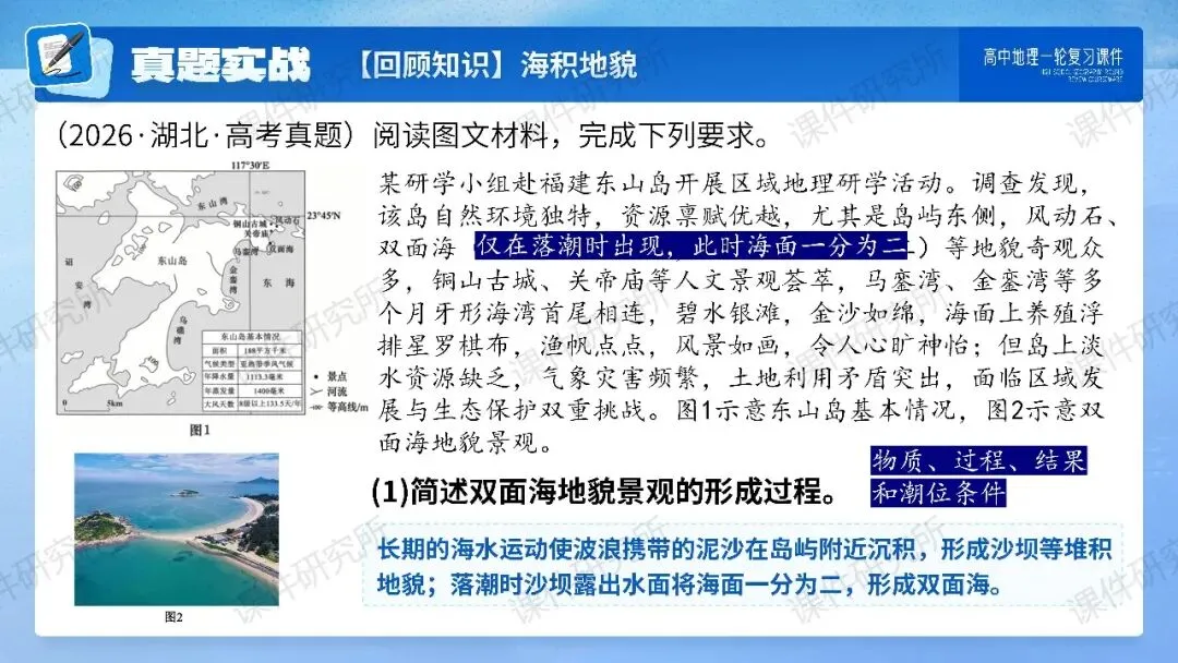 【系统整合+习题精讲+真题汇编】27年高考地理一轮专题复习课件!讲透《海岸地貌》| 课件+讲义+汇编-第21张图片-四季读书网 【系统整合+习题精讲+真题汇编】27年高考地理一轮专题复习课件!讲透《海岸地貌》| 课件+讲义+汇编-第21张图片-四季读书网