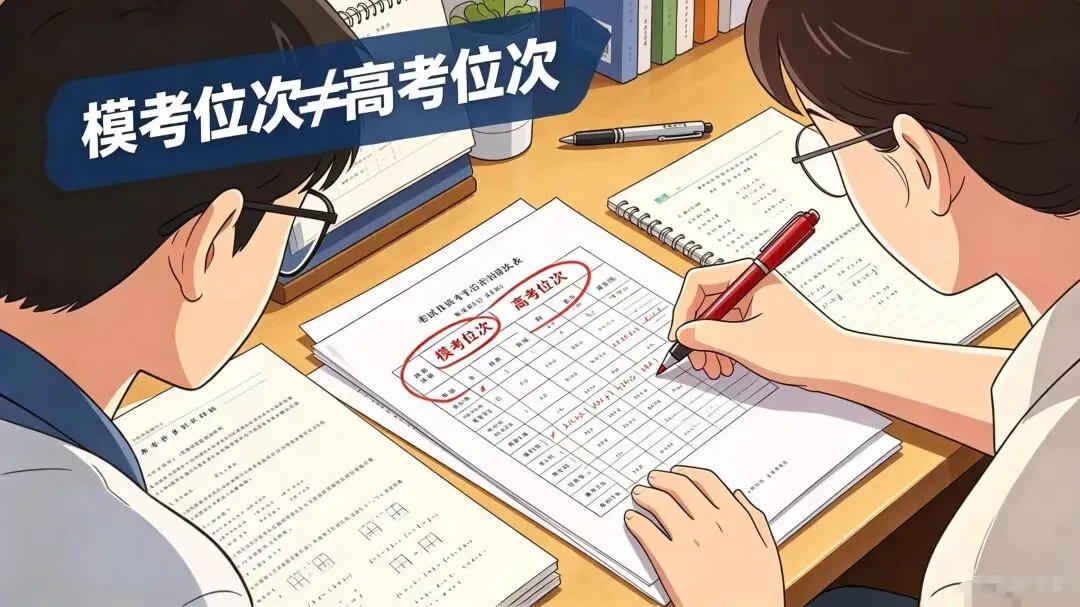 高三模考位次和高考位次,能直接划等号吗?河南考生别误判目标院校-第2张图片-四季读书网