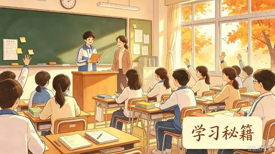 初二班会,分享学习秘籍-第1张图片-四季读书网