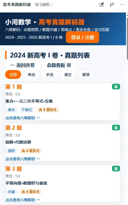 高考真题解码器-第2张图片-四季读书网