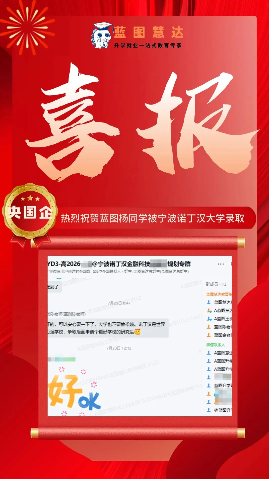 录取喜报 | 蓝图学子2026年高考录取喜报汇总-第36张图片-四季读书网