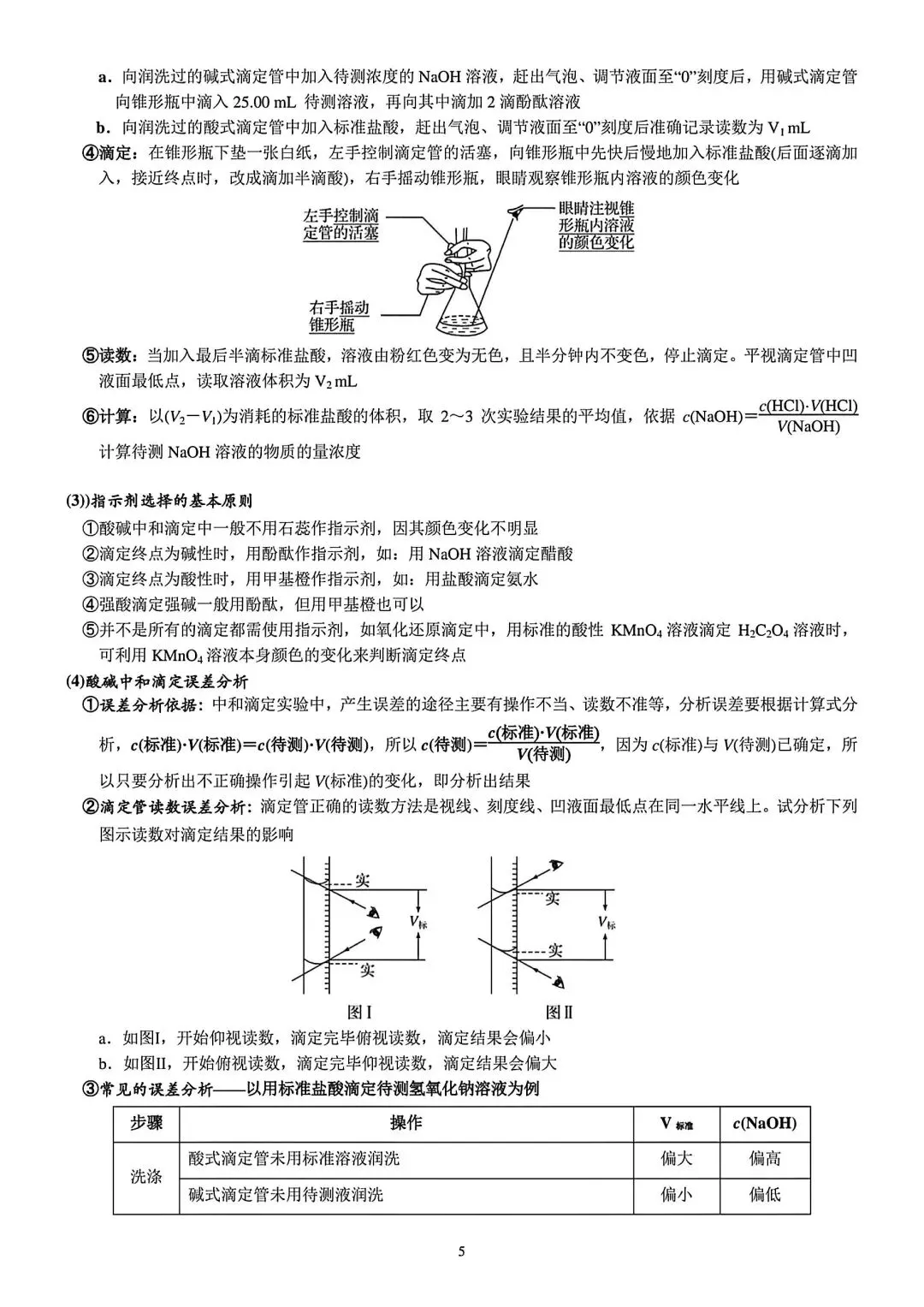 【高考化学】高中化学实验知识点梳理归纳-第4张图片-四季读书网 【高考化学】高中化学实验知识点梳理归纳-第4张图片-四季读书网