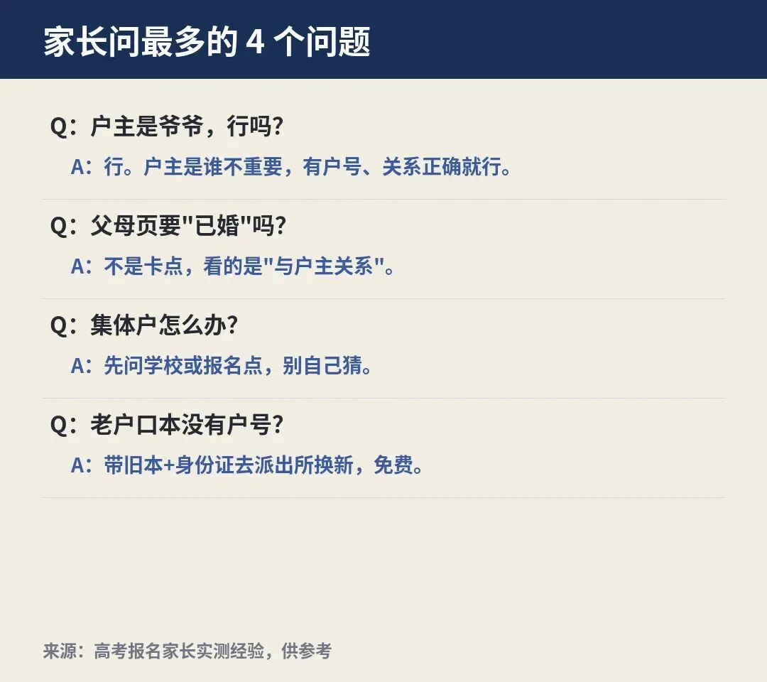 高考报名还剩9天 先翻出户口本查这两处-第3张图片-四季读书网 高考报名还剩9天 先翻出户口本查这两处-第3张图片-四季读书网
