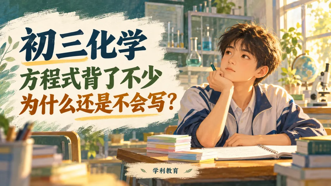 初三化学:化学方程式背了不少,为什么考试还是不会写?-第3张图片-四季读书网