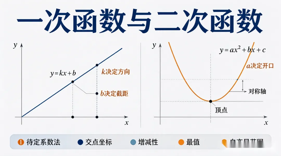 初三数学|二次函数带着函数四大金刚,撑起河南中考数学半壁江山-第3张图片-四季读书网 初三数学|二次函数带着函数四大金刚,撑起河南中考数学半壁江山-第3张图片-四季读书网