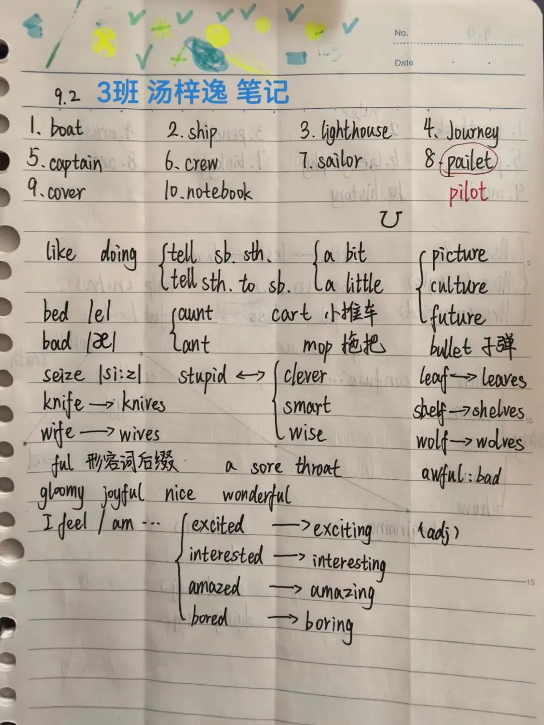 初一英语＂学习之星＂风云榜-第7张图片-四季读书网