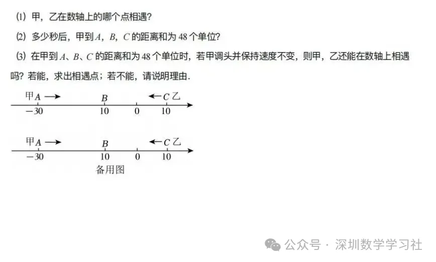 名校真题:深圳实验学校七年级10月月考数学卷-第6张图片-四季读书网