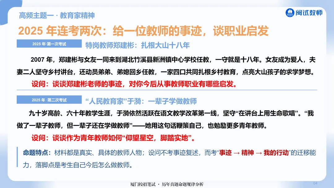 最新!厦门教师校招笔试真题规律拆解!主观题这样备考少走弯路-第6张图片-四季读书网 最新!厦门教师校招笔试真题规律拆解!主观题这样备考少走弯路-第6张图片-四季读书网