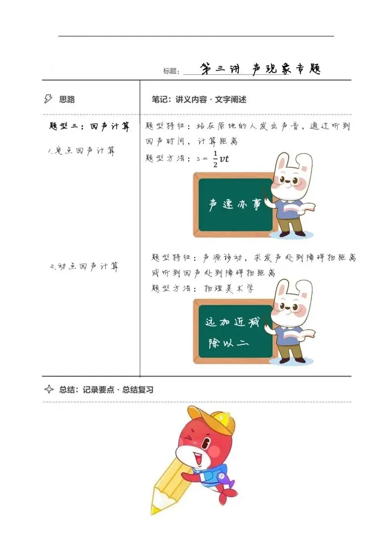 初二物理手写笔记合集-第17张图片-四季读书网
