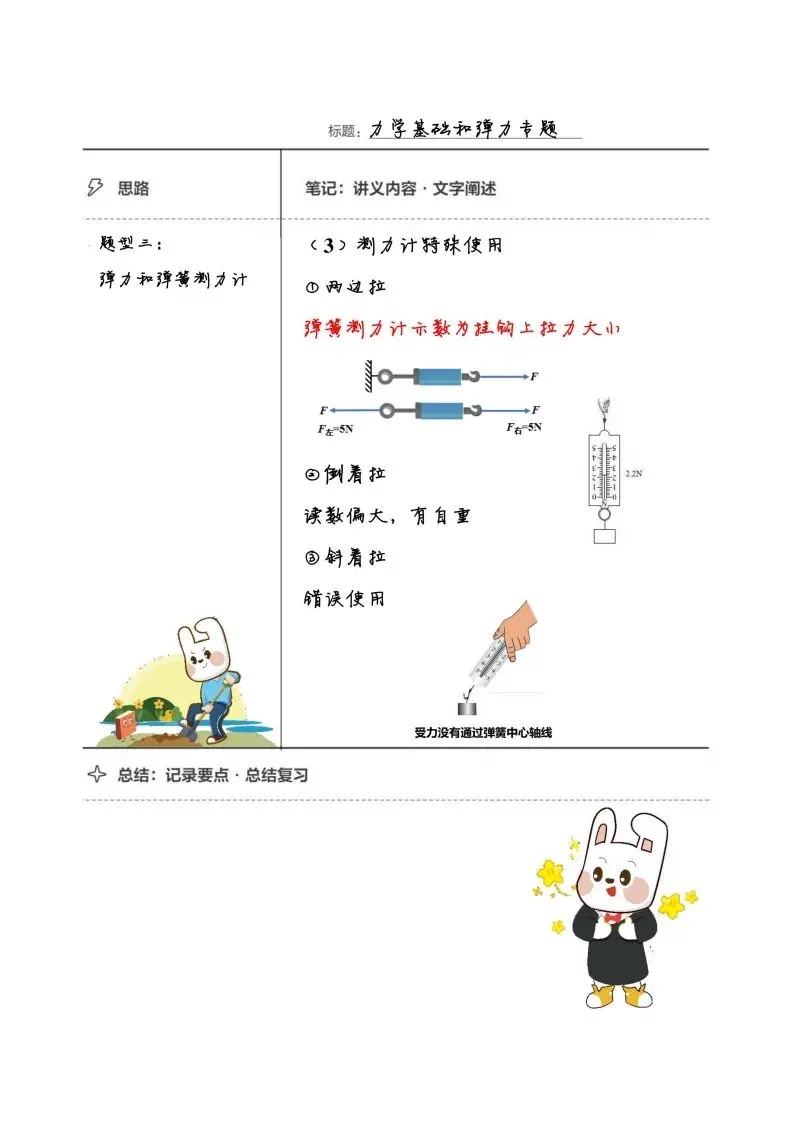 初二物理手写笔记合集-第36张图片-四季读书网