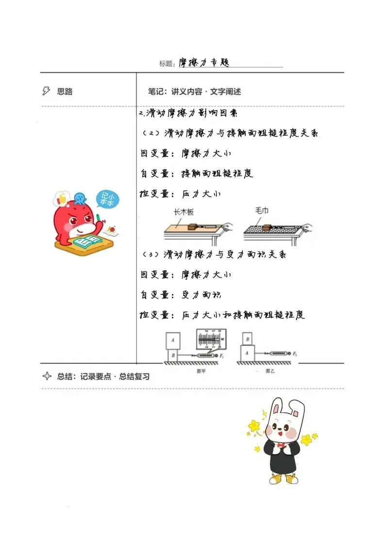 初二物理手写笔记合集-第51张图片-四季读书网
