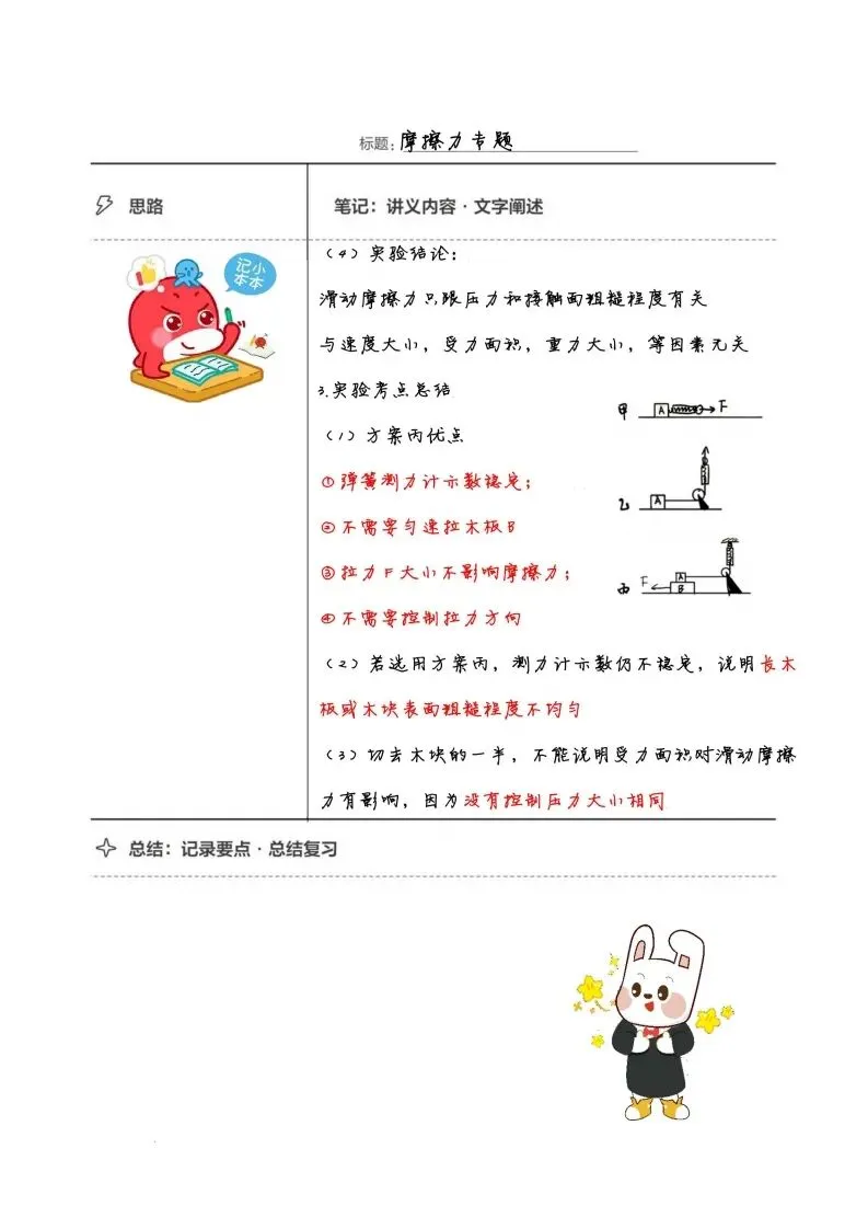 初二物理手写笔记合集-第52张图片-四季读书网