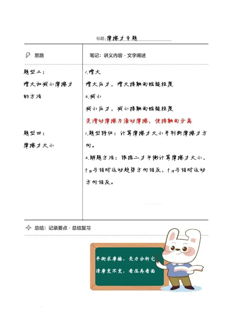 初二物理手写笔记合集-第53张图片-四季读书网
