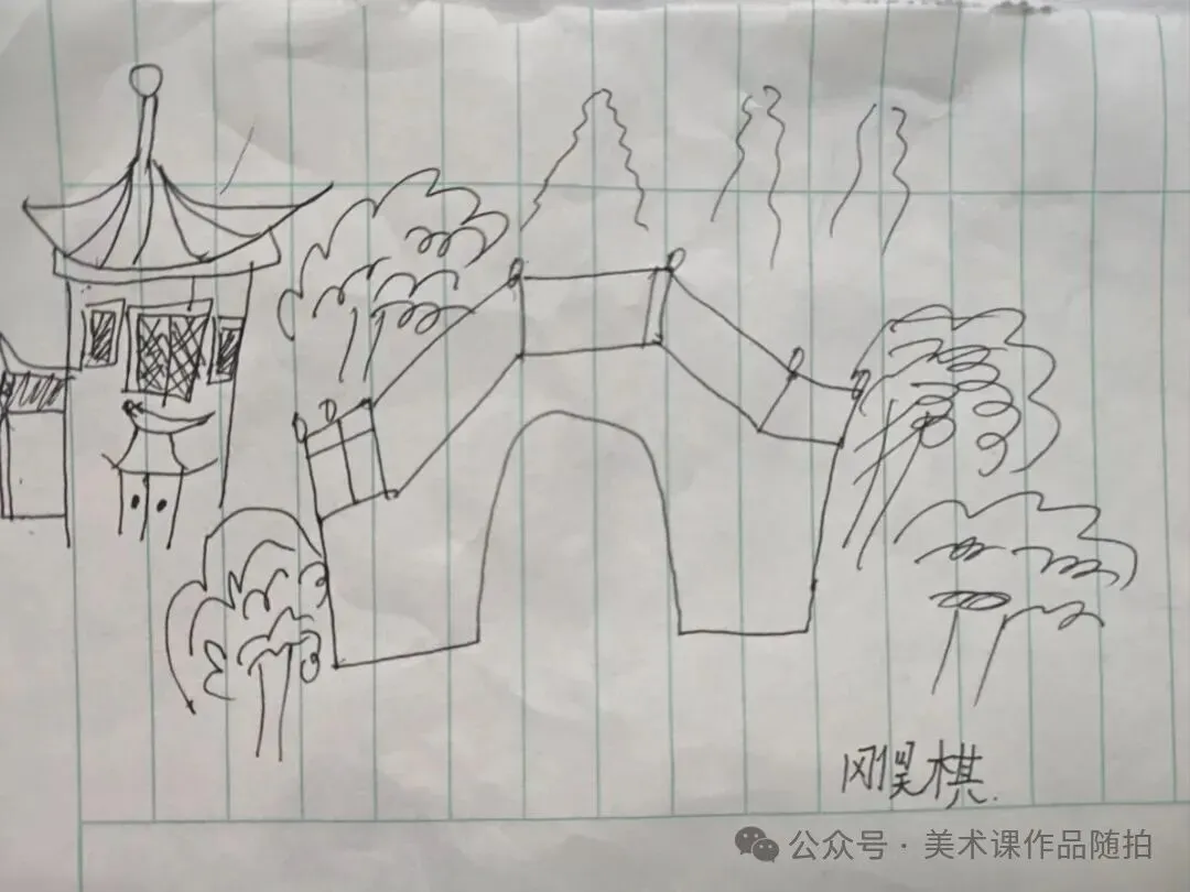 初二12班美术课堂作品《古典园林》-第42张图片-四季读书网