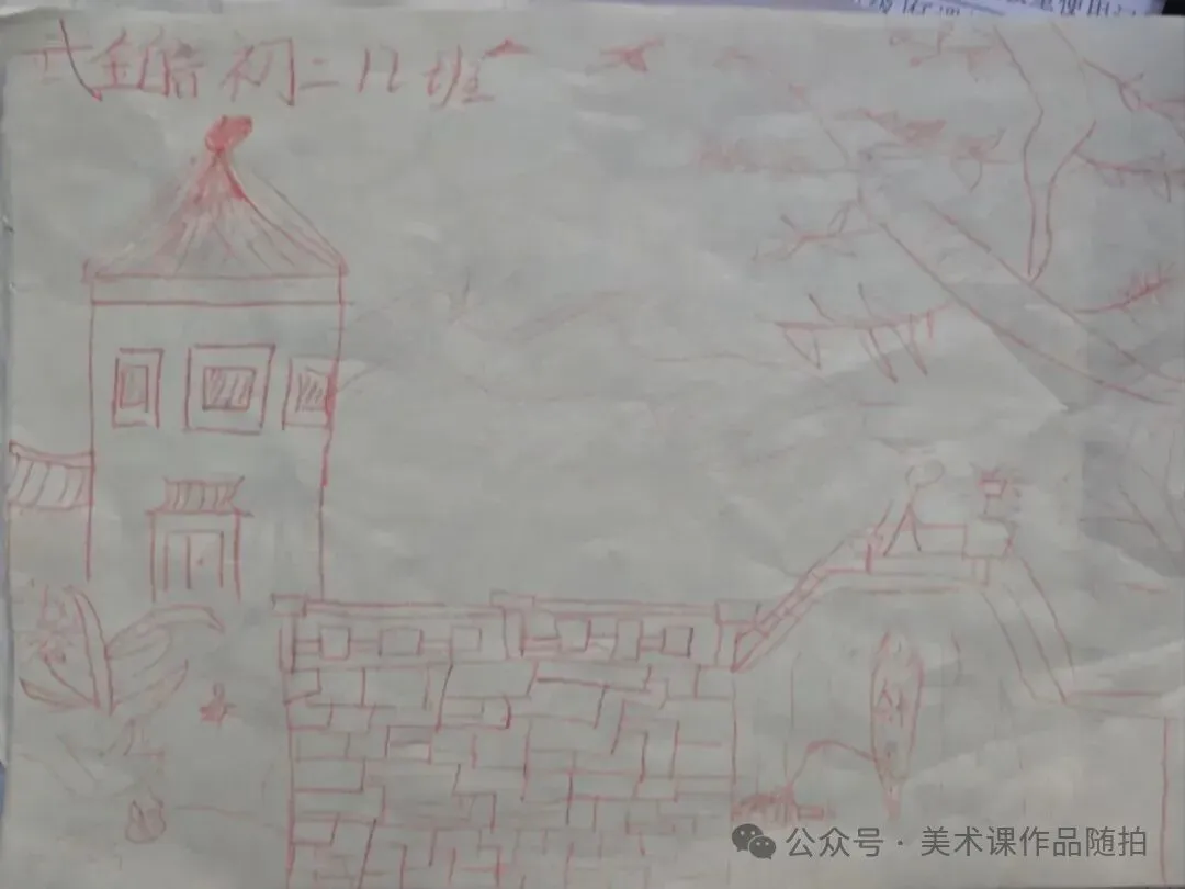初二12班美术课堂作品《古典园林》-第56张图片-四季读书网