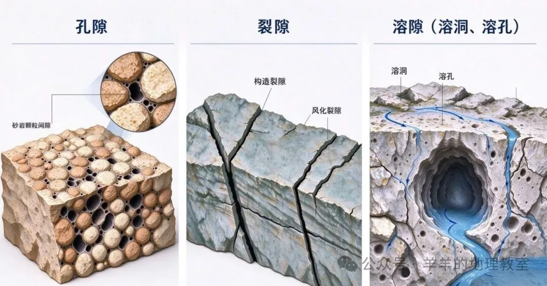 高考考到的“岩石的透水性”,今天好好讲!-第4张图片-四季读书网 高考考到的“岩石的透水性”,今天好好讲!-第4张图片-四季读书网