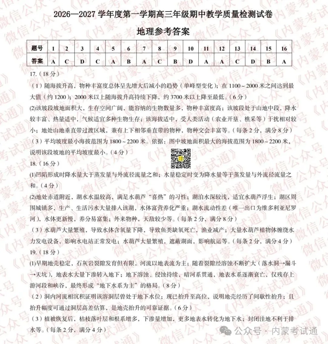 2027届内蒙古包头市高三期中统考试卷及答案【全套高清版】-第21张图片-四季读书网 2027届内蒙古包头市高三期中统考试卷及答案【全套高清版】-第21张图片-四季读书网