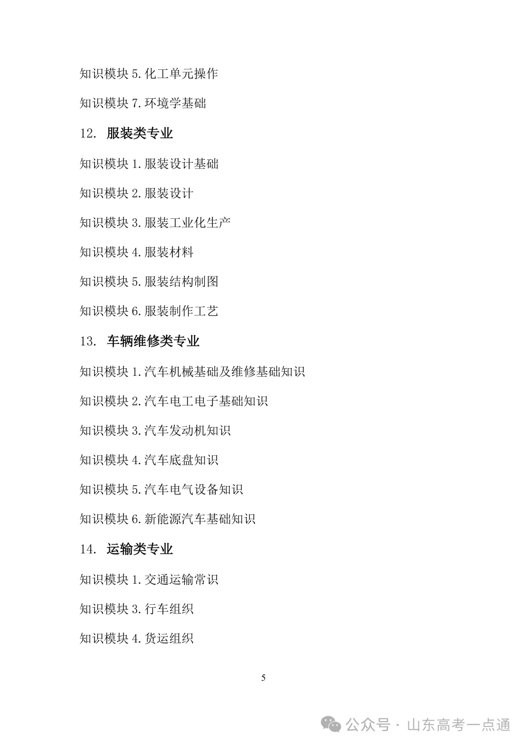 2026年山东省春季高考统一考试“知识”部分考试说明发布!-第7张图片-四季读书网 2026年山东省春季高考统一考试“知识”部分考试说明发布!-第7张图片-四季读书网